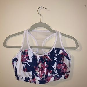 FABLETICS FLOWER PATTERN SPORTS BRA